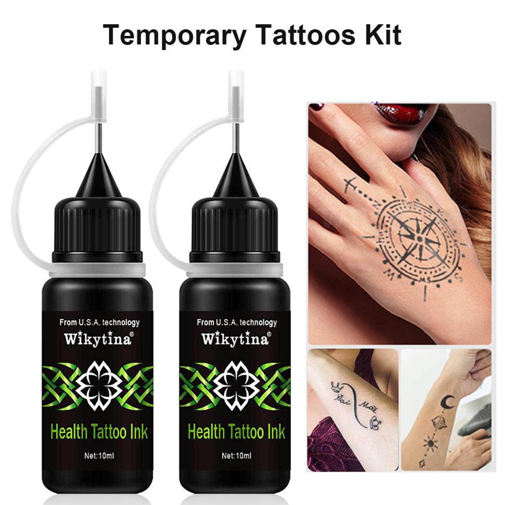 Vibrant Juice-Inspired Temporary Tattoo Art Set